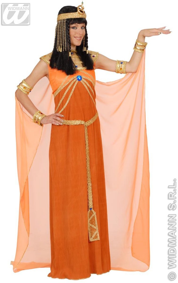 Egypte Kostuum | Egyptische Koningin Luxe Cheops Kostuum Vrouw | XL | Carnaval kostuum | Verkleedkleding